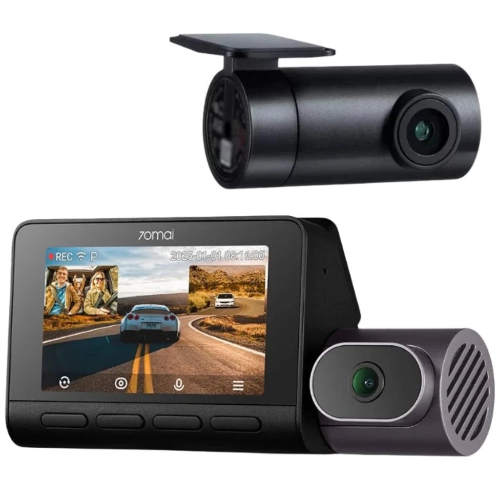 70mai T800 dashcam triple canal 4K